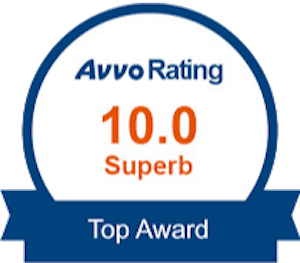Avvo Rating 10 - Top Award